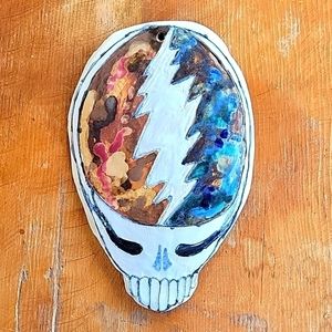 Grateful Dead wall art ceramic wall hanging decoration GD fan art